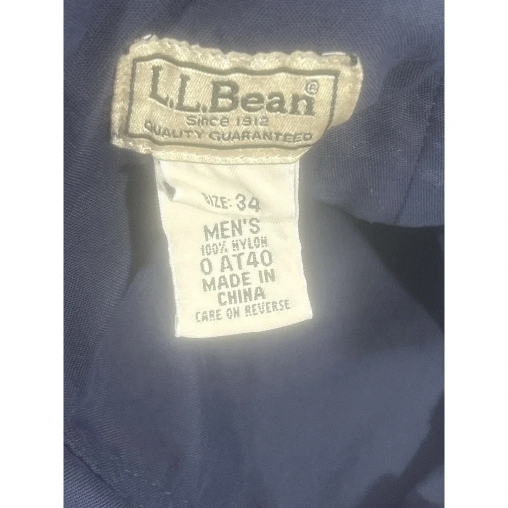 LL Bean Shorts Mens 34 Blue Belted Outdoor Gorpcore Utility Casual Style